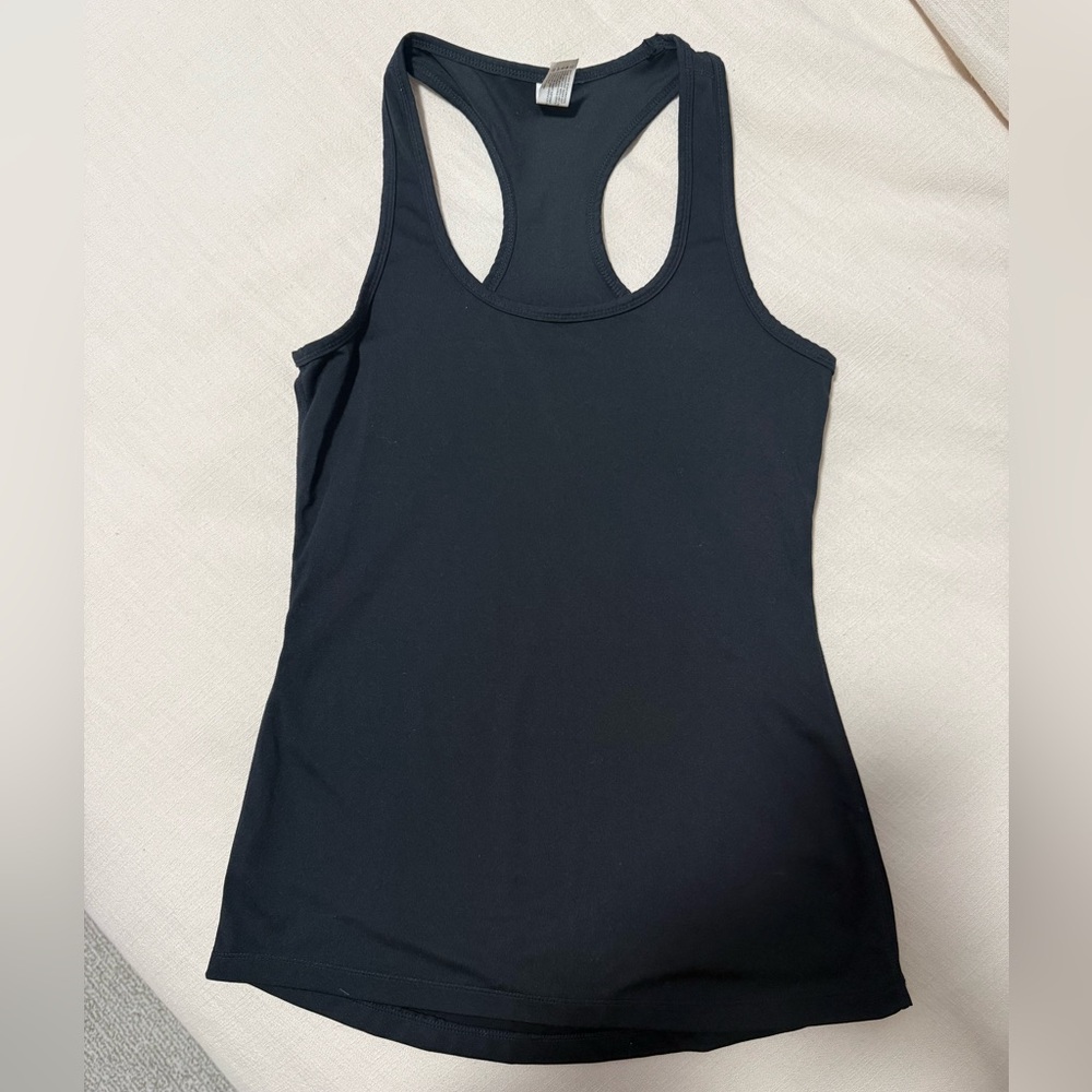 90 Degree By Reflex Classic Black Tank Top